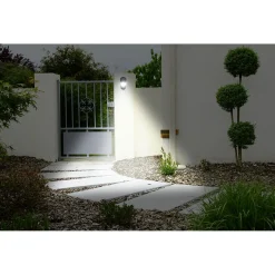 Applique murale solaire LED inox détecteur de mouvement H23,2cm < Gifi Sale