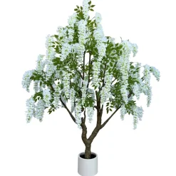 Arbre artificiel glycine blanche H250cm dans pot < Gifi Best