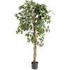 Arbre artificiel XL ficus vert H152cm < Gifi Best