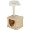 Arbre à chat 1 griffoir 2 couchages 30x35xH65cm (2 modèles)