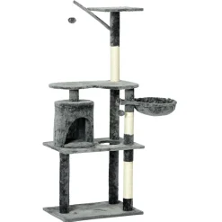 Arbre à chat XL 3 niveaux couchage griffoir H148cm