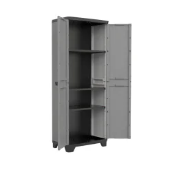 Armoire de garage plastique x2 tailles haute et basse H173cm