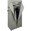 Armoire textile avec étagère et portant 70x45x155cm < Gifi Outlet