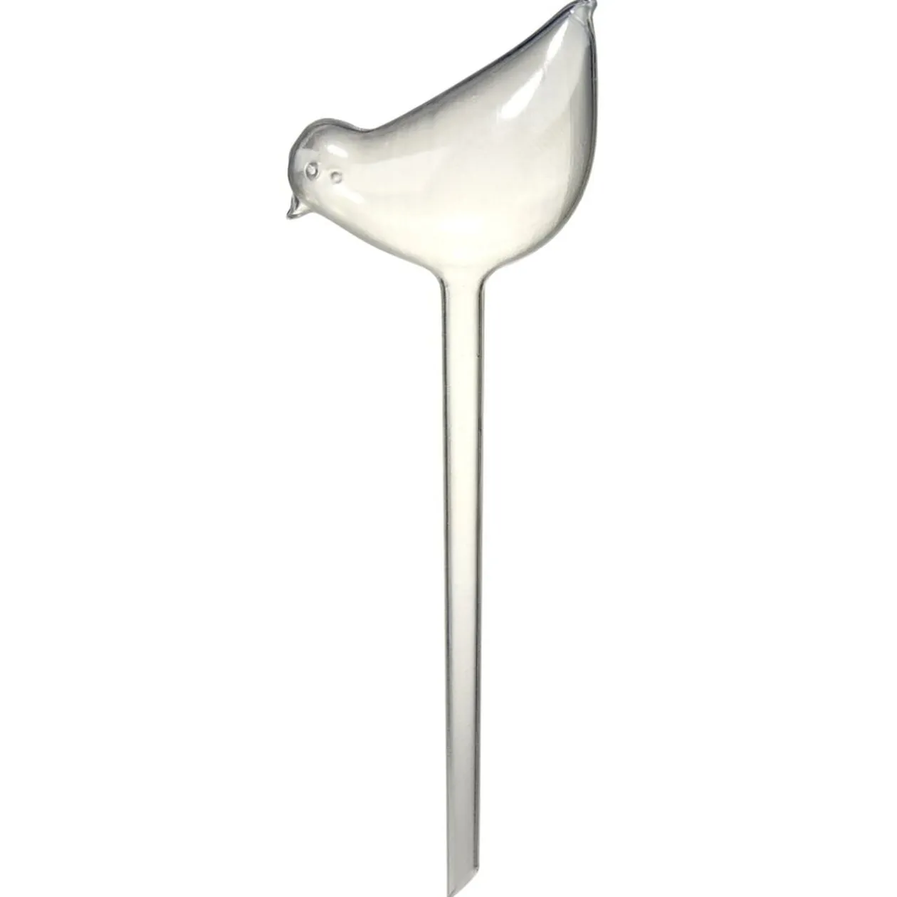 Arrosage goutte à goutte déco plastique transparent H25cm (2 modèles)