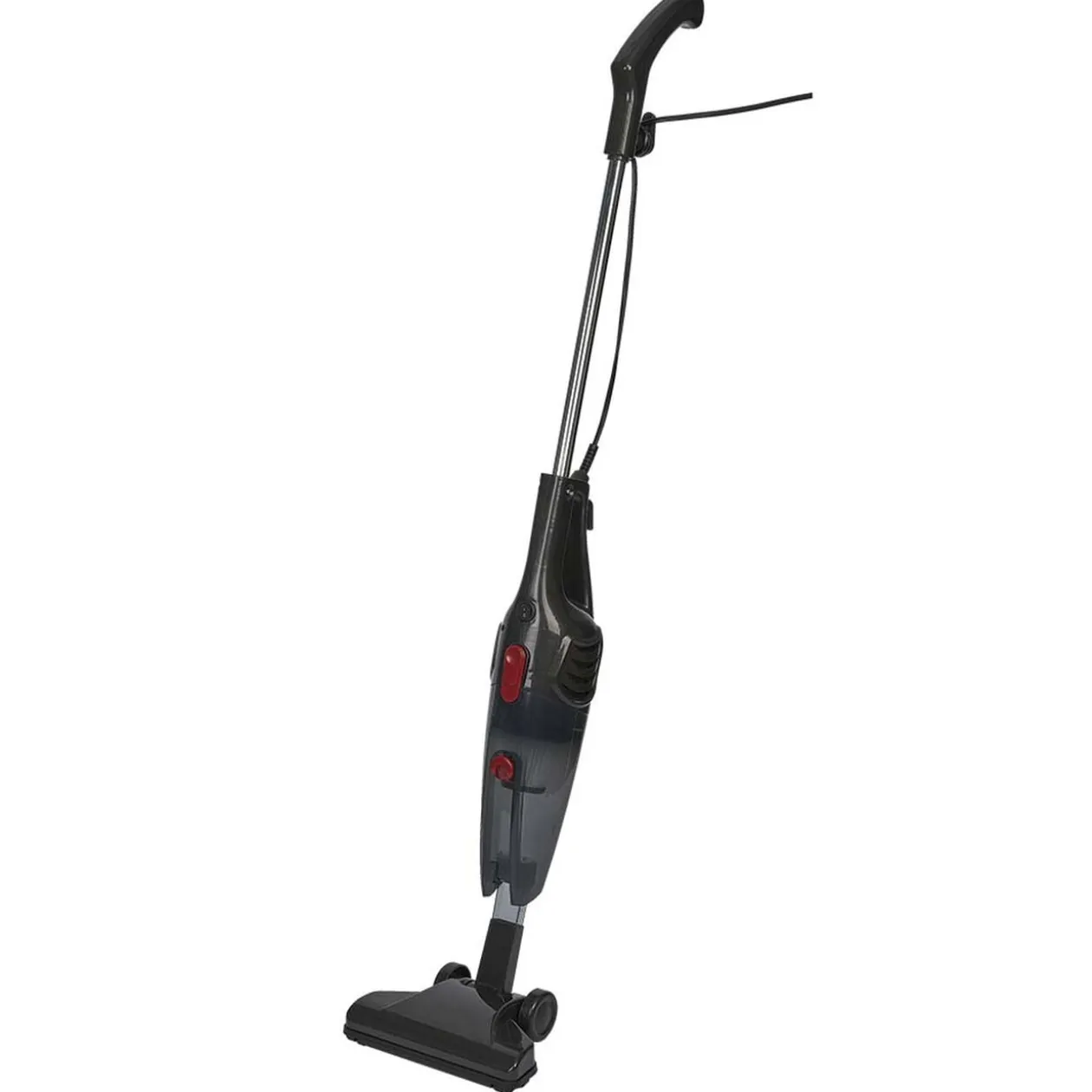 Aspirateur balai 2en1 Homday filaire noir et rouge