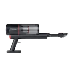 Aspirateur balai sans fil 6 accessoires CleanMaxx noir et rouge H109cm