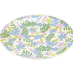 Assiette carton x8 motif fleuri Ø23cm (2 modèles) < Gifi