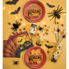 Assiette carton x10 motif Halloween citrouille orange Ø23cm < Gifi