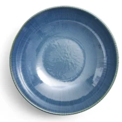 Assiette creuse Amaury faïence bleue Ø21cm < Gifi Discount