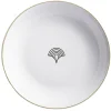 Assiette creuse blanche motif vague japonaise Ø21cm