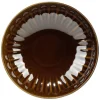 Assiette creuse ronde Badem faïence marron foncé Ø20,8cm < Gifi Hot