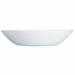 Assiette creuse ronde Luminarc opale blanche Ø20cm < Gifi