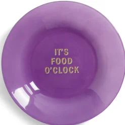 Assiette creuse verre coloré avec message Ø23cm (3 modèles) < Gifi Discount