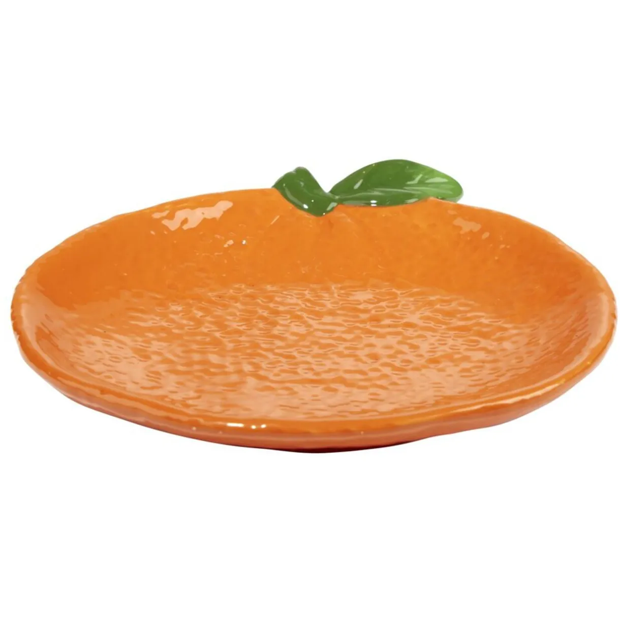 Assiette de présentation dolomite forme orange Ø15cm < Gifi Hot