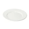 Assiette à dessert Colombe en porcelaine blanche Ø19cm