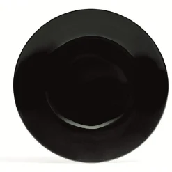 Assiette à dessert décor rayon noir Ø20cm
