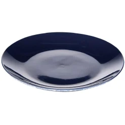 Assiette à dessert décor vague japonaise bleu et blanc Ø20cm < Gifi Best