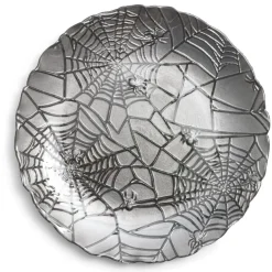 Assiette à dessert en verre gris Halloween Ø21cm < Gifi Hot