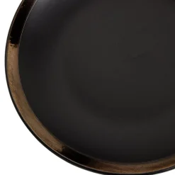 Assiette à dessert faïence bord liseré doré Ø20cm (2 modèles) < Gifi Online