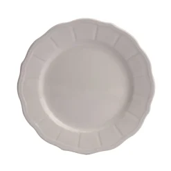 Assiette dessert grès festonnée marron x4 Ø19cm < Gifi Online
