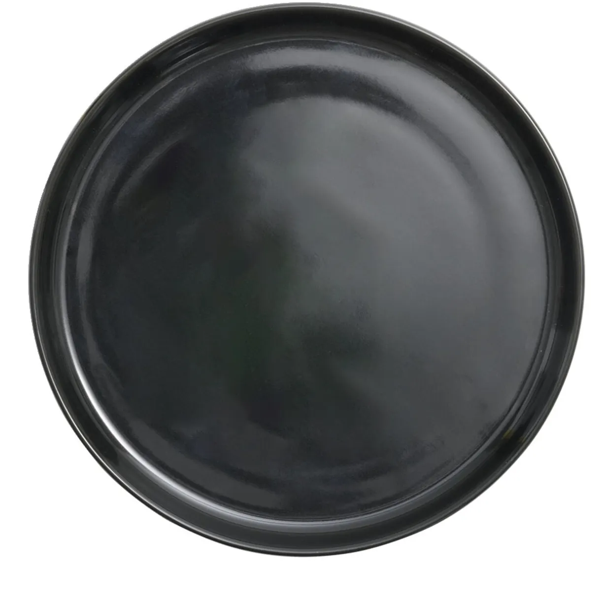 Assiette à dessert Oslo en grès noir Ø20cm < Gifi Discount