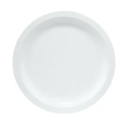 Assiette à dessert plastique x12 blanc Ø18,5cm < Gifi Hot