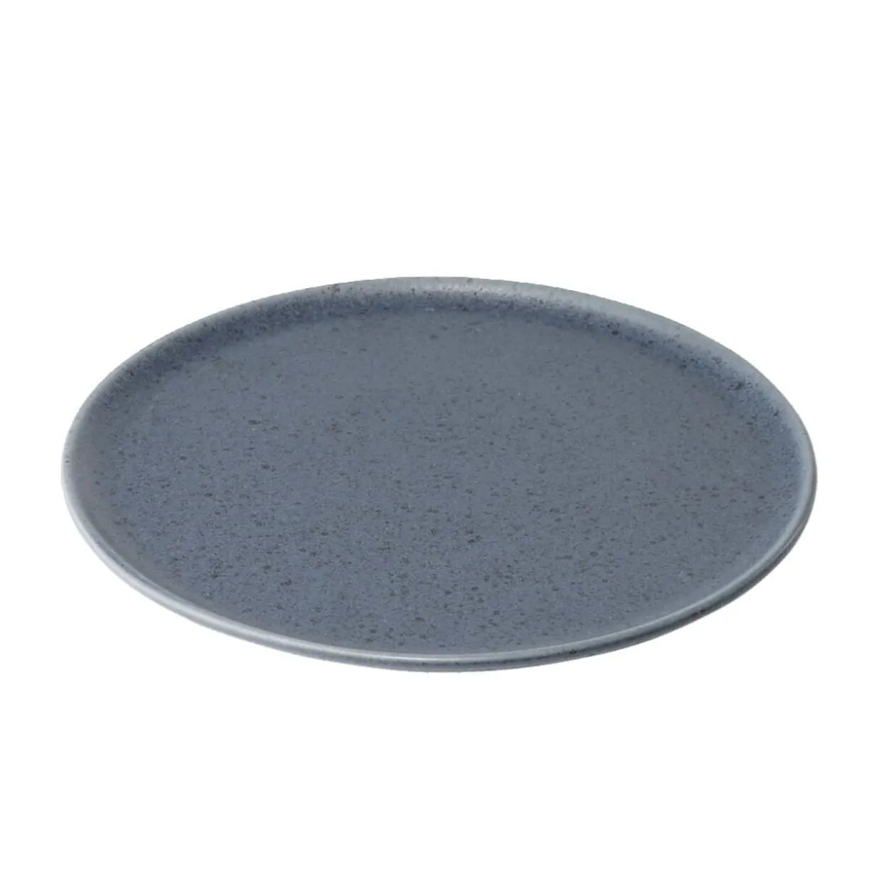 Assiette à dessert ronde Julie grés bleu Ø20cm