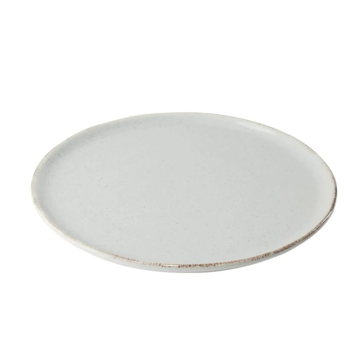 Assiette à dessert ronde Lisbonne grès gris Ø20,5cm < Gifi Online