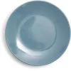 Assiette à dessert ronde Madrid grès bleu Ø20cm < Gifi Clearance