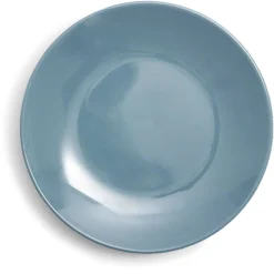 Assiette à dessert ronde Madrid grès bleu Ø20cm < Gifi Clearance