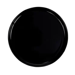 Assiette à dessert ronde Nordic porcelaine noir Ø22cm