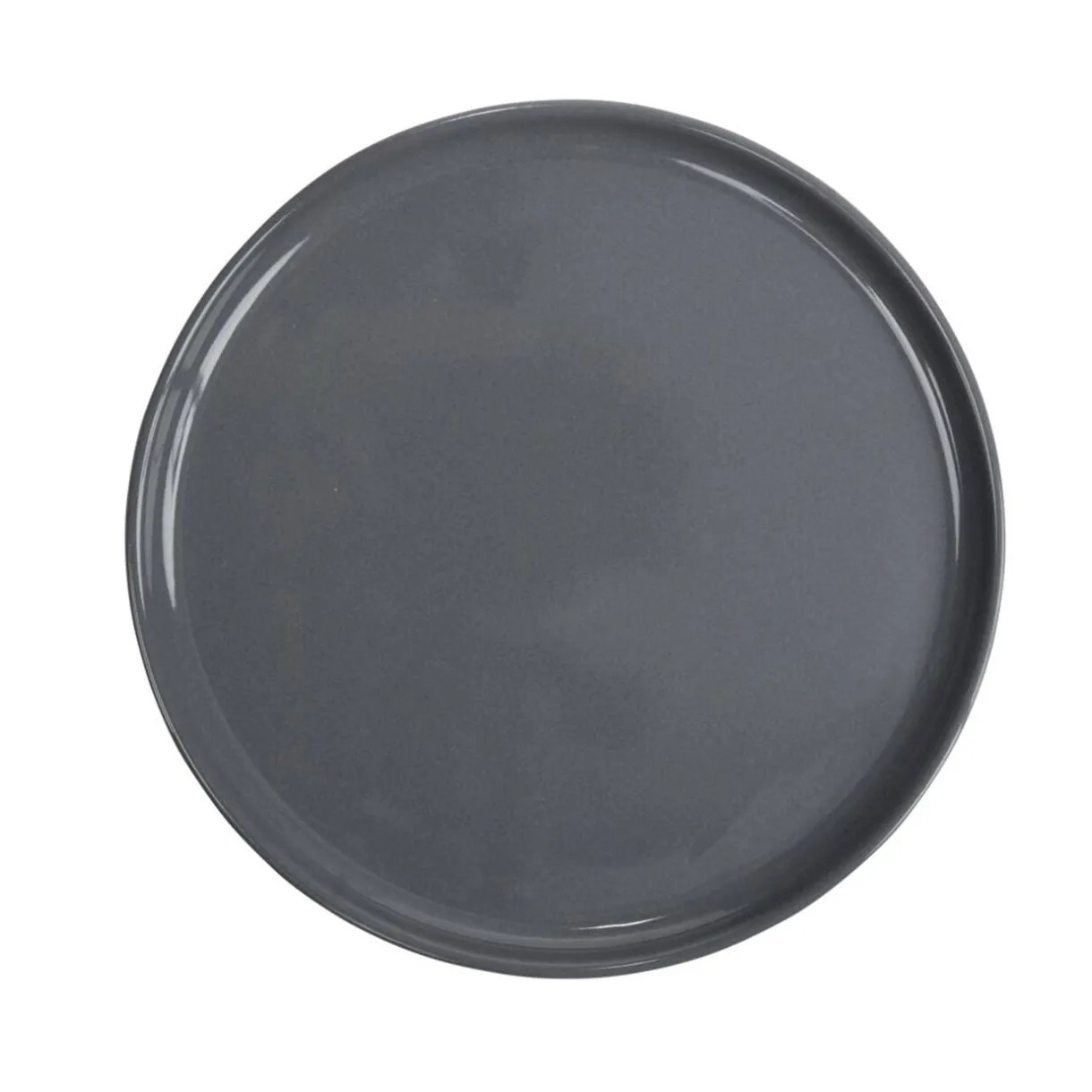 Assiette à dessert ronde Nordic porcelaine gris Ø22cm < Gifi