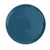 Assiette à dessert ronde Nordic porcelaine bleu Ø22cm