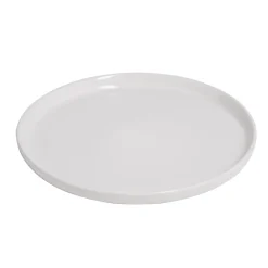 Assiette à dessert ronde Oslo grès blanche Ø20cm