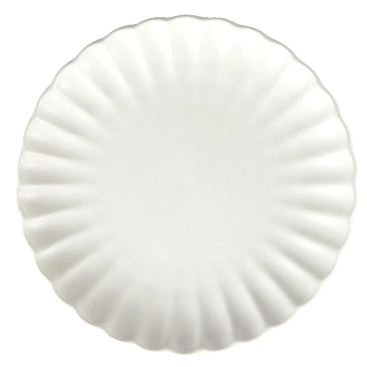 Assiette à dessert ronde Venise faïence blanche Ø20cm < Gifi Discount