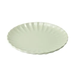 Assiette à dessert ronde Venise faïence verte Ø20cm
