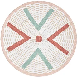 Assiette murale ronde motif géométrique en mdf < Gifi Hot