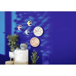 Assiette murale ronde motif géométrique en mdf < Gifi Hot