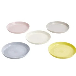 Assiette à pique-nique x5 plastique réutilisable Ø18,5cm < Gifi Best