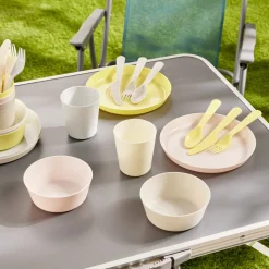 Assiette à pique-nique x5 plastique réutilisable Ø18,5cm < Gifi Best