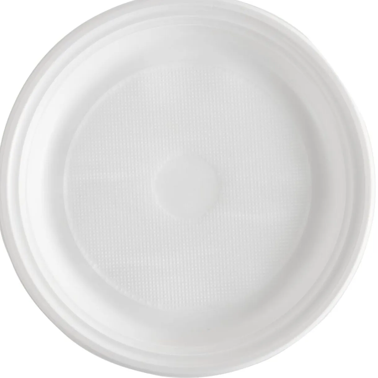 Assiette plastique x50 ronde réutilisable blanche Ø20,5cm < Gifi Best