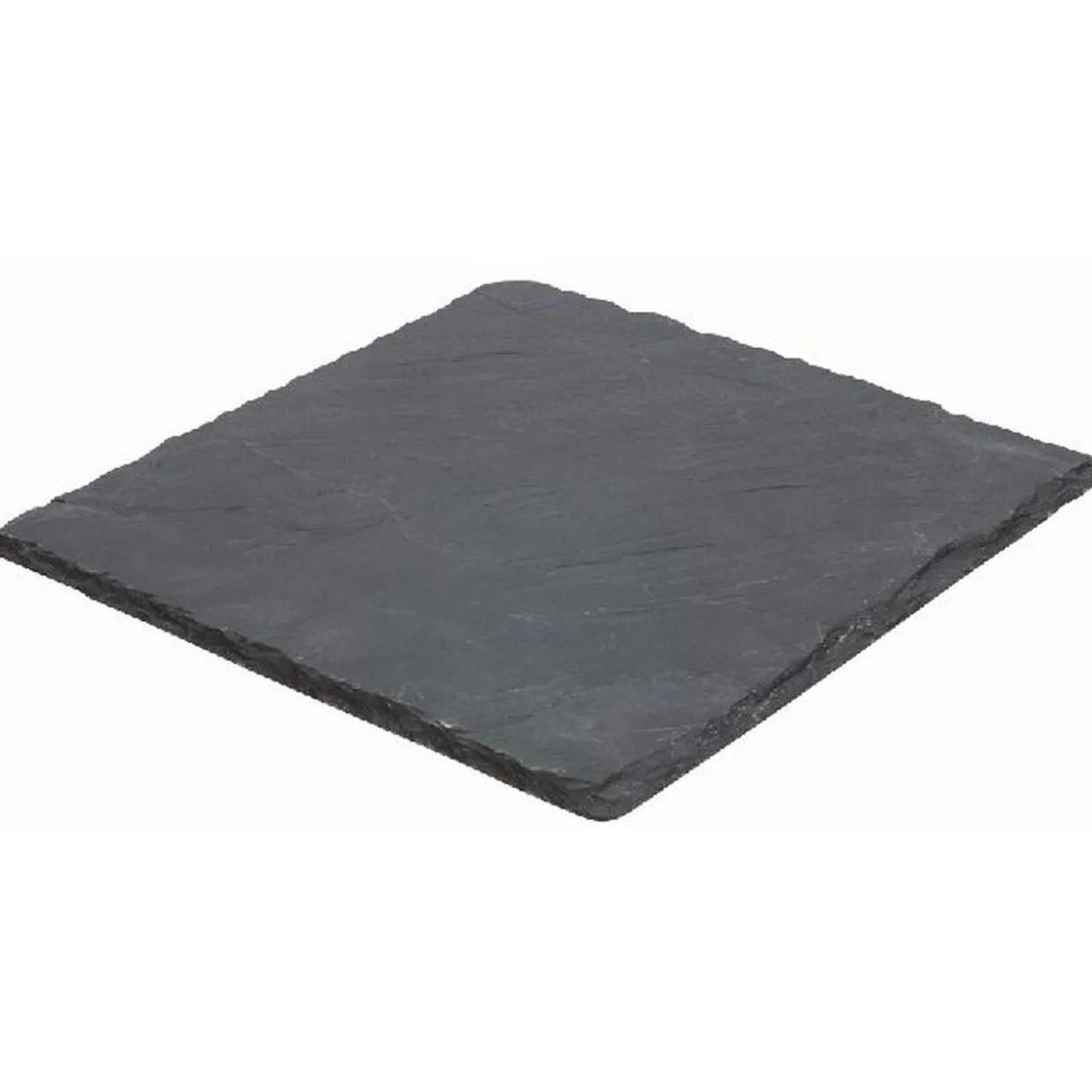 Assiette plate carrée ardoise 25x25cm