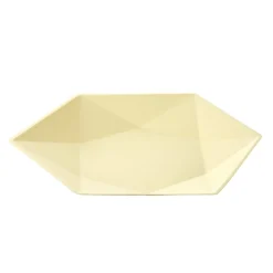 Assiette plate en carton x8 forme hexagonal beige Ø26cm < Gifi Hot