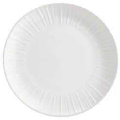 Assiette plate en céramique blanc Ø27cm