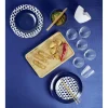 Assiette plate en porcelaine décor bleu Ø 27 cm < Gifi New