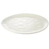 Assiette plate forme organique grès blanche Ø26cm < Gifi Clearance