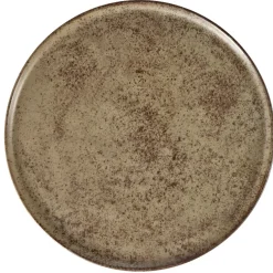 Assiette plate Istanbul en faïence brun Ø28cm