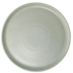 Assiette plate Julie en grès vert Ø27cm