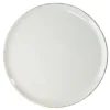 Assiette plate Lisbonne en grès gris Ø27cm