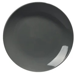Assiette plate Madrid Ø27cm faïence grise